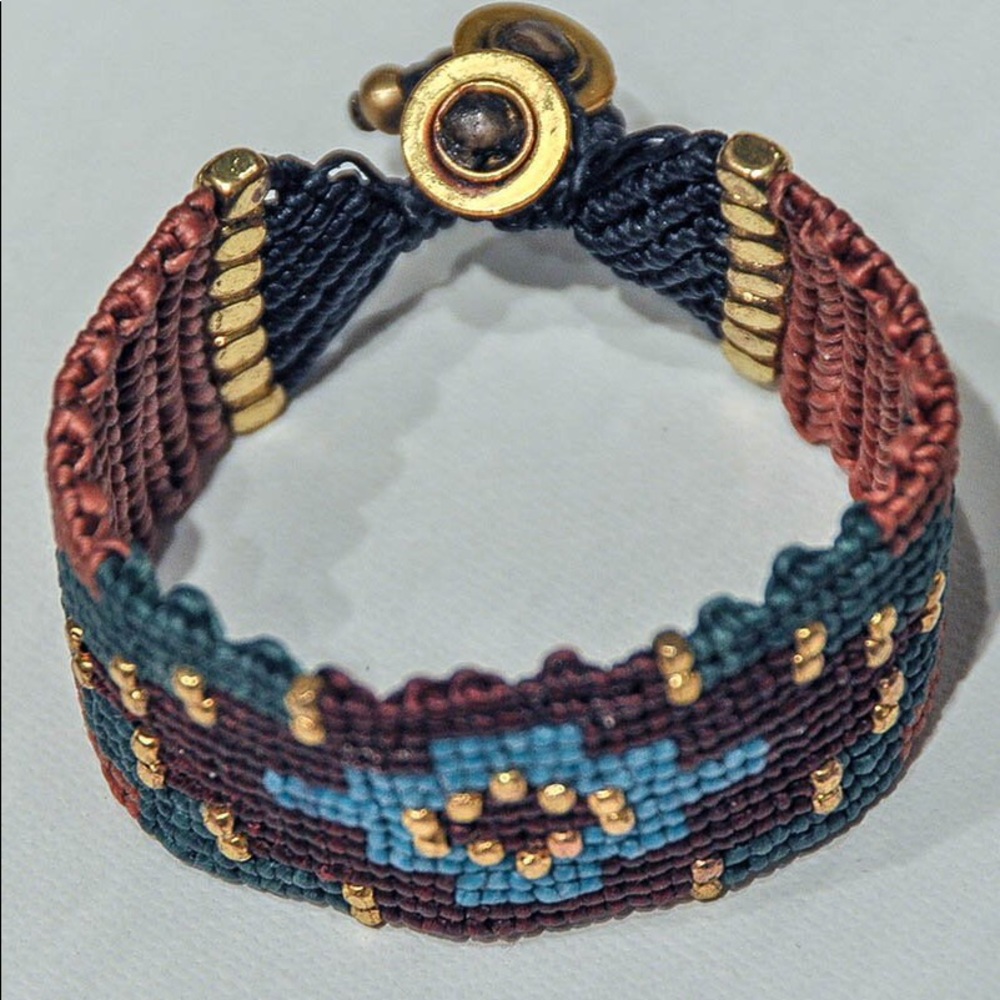 Woven Bracelet - Blue